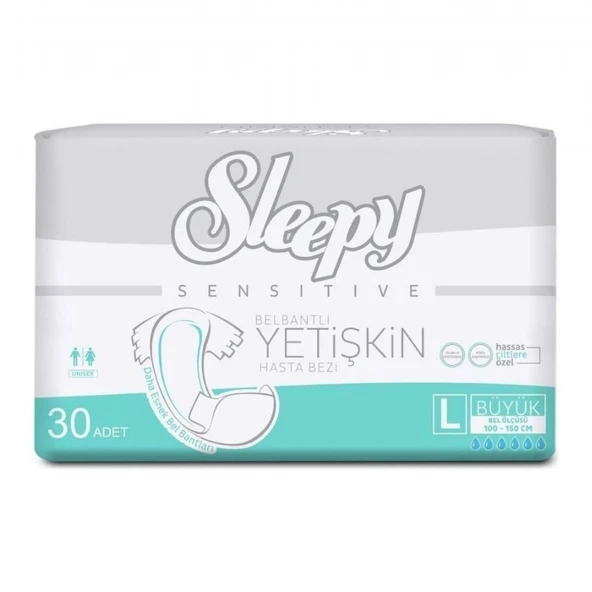 SLEEPY HASTA BEZI SENS. ANTI. IKIZ LARGE 30'LU ürün görseli 1