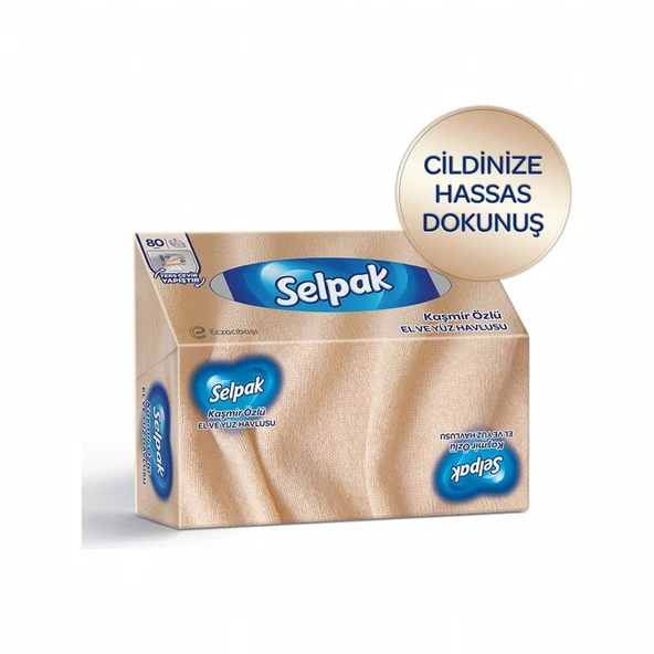 SELPAK EL VE YUZ HAVLUSU 80'LI KASMIR OZLU ürün görseli 1
