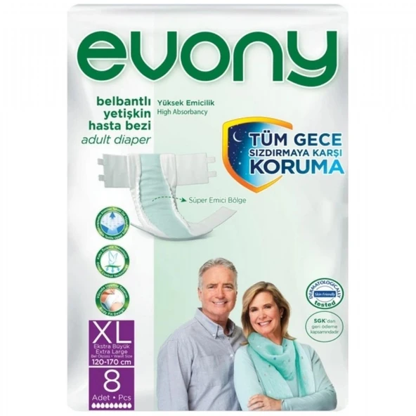 EVONY YETISKIN BEZI AB-X-LARGE  8'LI 7906 ürün görseli 1