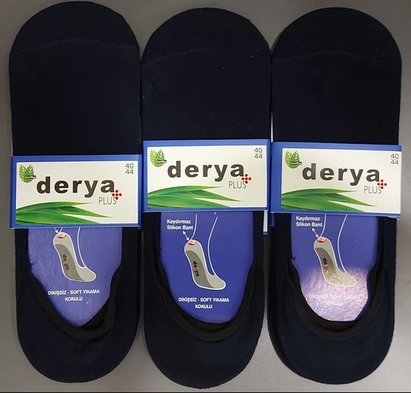 DERYA ERKEK BAMBU BABET ÇORAP 6 ADET - Resim 3