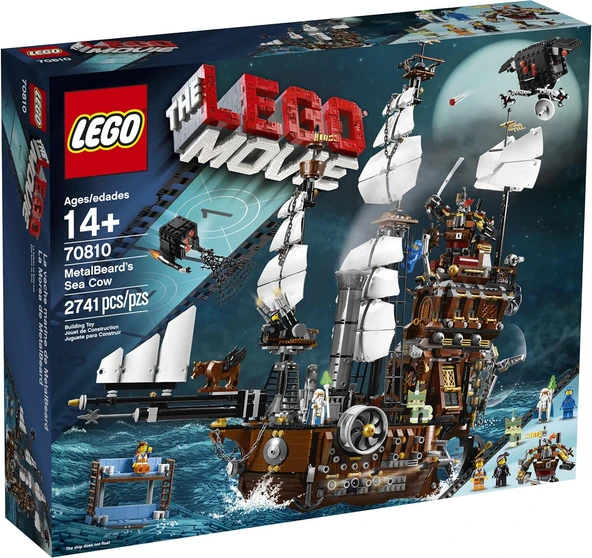 Lego 70810 Movie Metalbeard's Sea Cow Korsan Gemisi ürün görseli 1