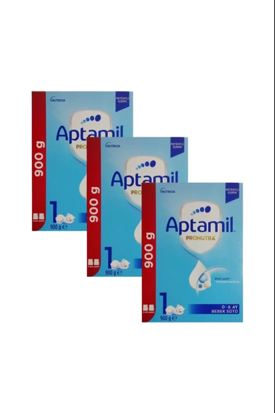 Aptamil Pronutra 1 Devam Sütü 900 gr 0-6 Ay 3 Adet ürün görseli 1
