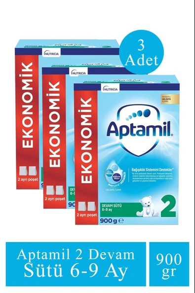 Aptamil Pronutra 2 Devam Sütü 900 gr 3 Adet ürün görseli 1