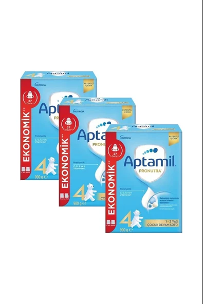 Aptamil Pronutra 4 Devam Sütü 900 gr 1-2 Yaş 3 Adet ürün görseli 1