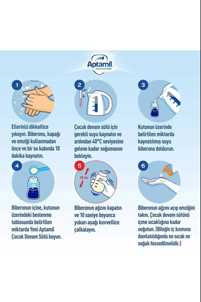 Aptamil Pronutra 2 Devam Sütü 900 gr 3 Adet - Resim 4