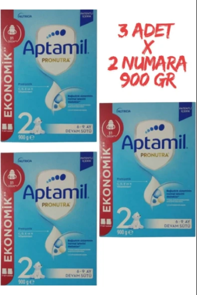 Aptamil Pronutra 2 Devam Sütü 900 gr 3 Adet ürün görseli 1