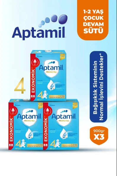 Aptamil Pronutra 4 Devam Sütü 900 gr 1-2 Yaş 3 Adet ürün görseli 1