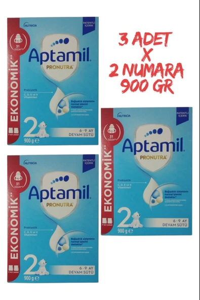 Aptamil Pronutra 2 Devam Sütü 900 gr 3 Adet ürün görseli 1