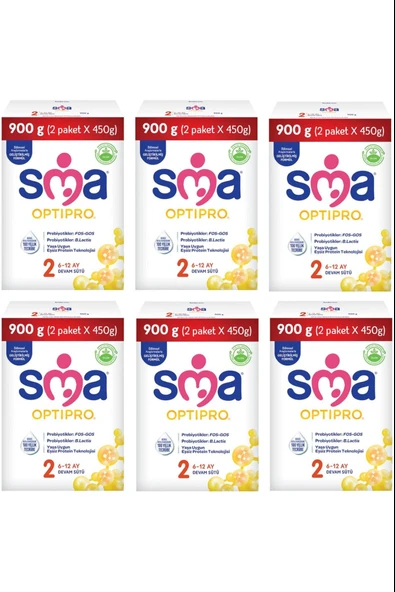 SMA Optipro 2 Devam Sütü 900 gr 6 Adet ürün görseli 1