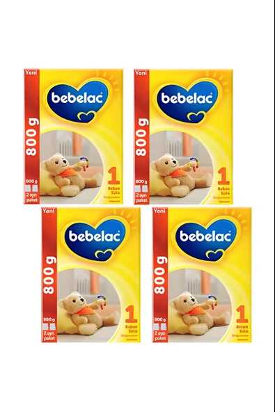 Bebelac 1 Bebek Sütü 0-6 Ay 800 gr 4 Adet ürün görseli 1