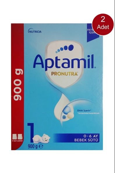 Aptamil Pronutra 1 Devam Sütü 900 gr 0-6 Ay 2 Adet ürün görseli 1