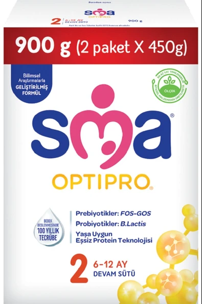 SMA Optipro 2 Devam Sütü 900 gr ürün görseli 1