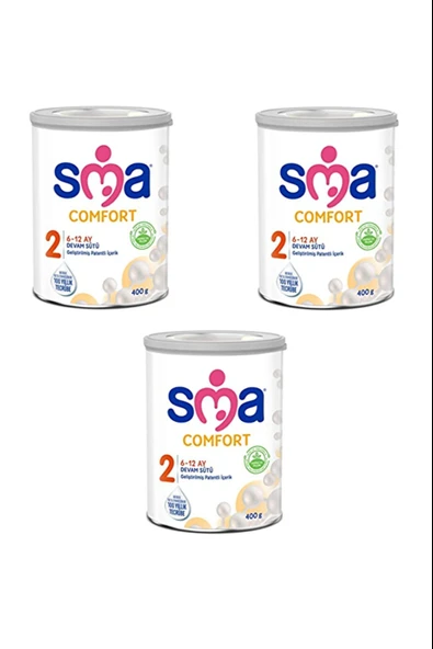 SMA Comfort 2 Bebek Sütü 400 gr 3 Adet ürün görseli 1