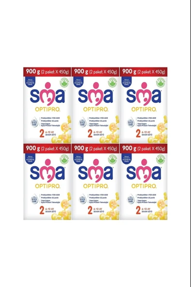 SMA Optipro 2 Devam Sütü 900 gr 6 Adet ürün görseli 1