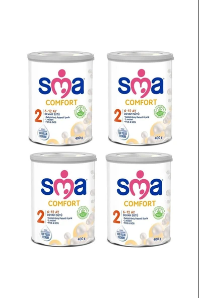 SMA Comfort 2 Bebek Sütü 400 gr 4 Adet ürün görseli 1