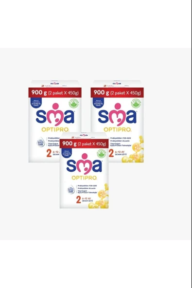 SMA Optipro 2 Devam Sütü 900 gr 3 Adet ürün görseli 1