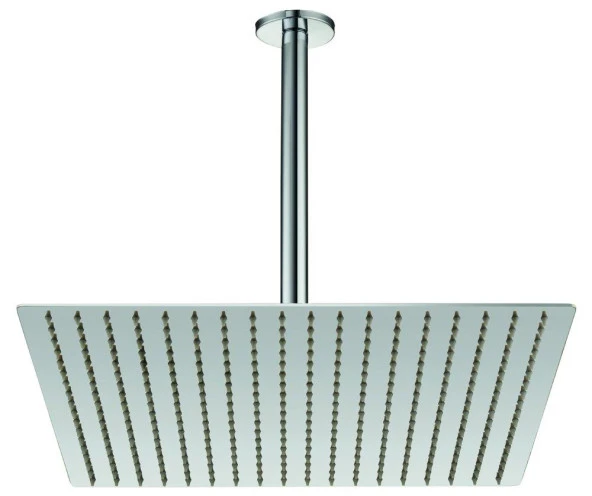 GPD Ankastre Duş Başlığı Kare Slim Metal 40x40 cm ADS23 ürün görseli 1