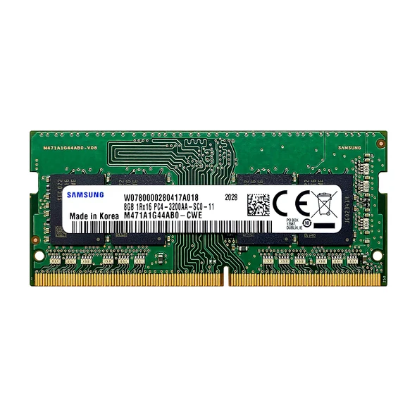 Samsung M471A1G44CB0-CWE 8gb Ddr4 3200MHZ CL22 Notebook Bellek ürün görseli 1