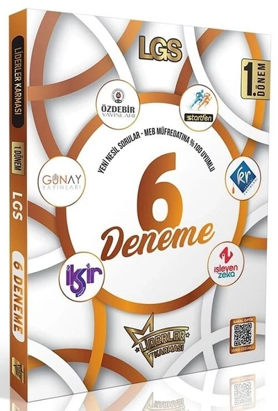 Lgs Tüm Dersler 1.Dönem Çözümlü 6 Deneme Liderler Karması ürün görseli 1