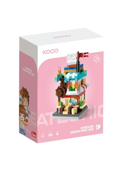 280 Parça Çizgi Roman Mağazası Yapı Seti – Mini Bricks Uyumlu 6+ Yaş Yapı Oyuncağı ürün görseli 1