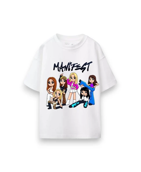 Manifest Kız Çocuk Tişört - Resim 2