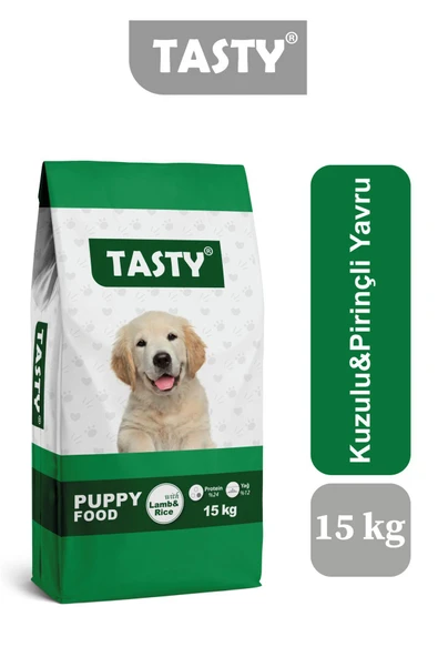 Tasty Kuzulu Yavru Köpek Maması 15 Kg ürün görseli 1