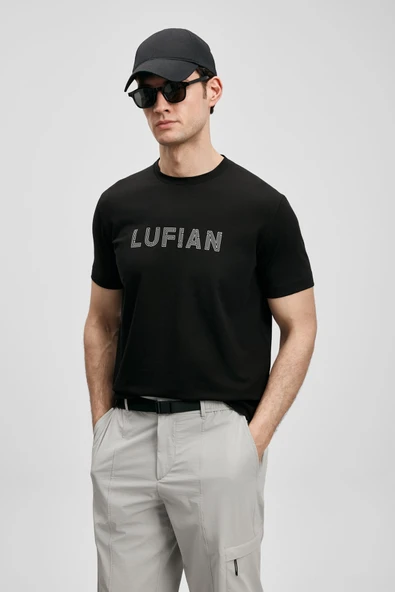 Lufian 111020280 Oscar Modern Grafik T- Shirt Tişört Erkek Tişort ürün görseli 1