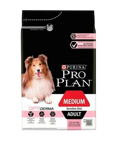 Pro Plan Medium Adult Somonlu Orta Irk Yetişkin Köpek Maması 3 KG Açık Mama ürün görseli 1