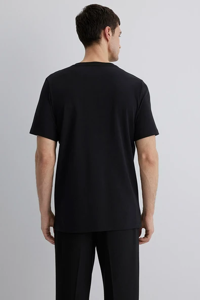 M0612647-900 MAVİ KISA KOL TSHIRT - Resim 3