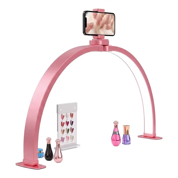 Trled F-700A 70CM Pembe Katlanabilir Masaüstü Manikür Ve Protez Tırnak Lambası ürün görseli 1