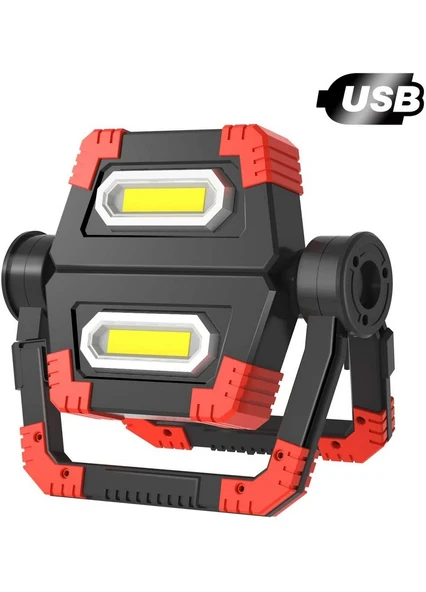 Br S100 30w Cob Led Usb Projektör El Feneri ürün görseli 1