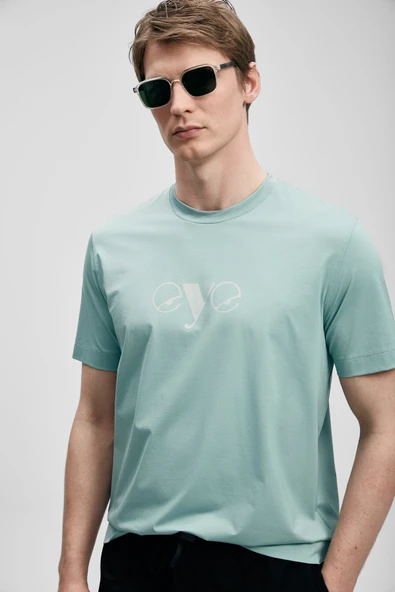 Lufian 111020306 Larry Modern Grafik T- Shirt Tişört Erkek Tişort ürün görseli 1