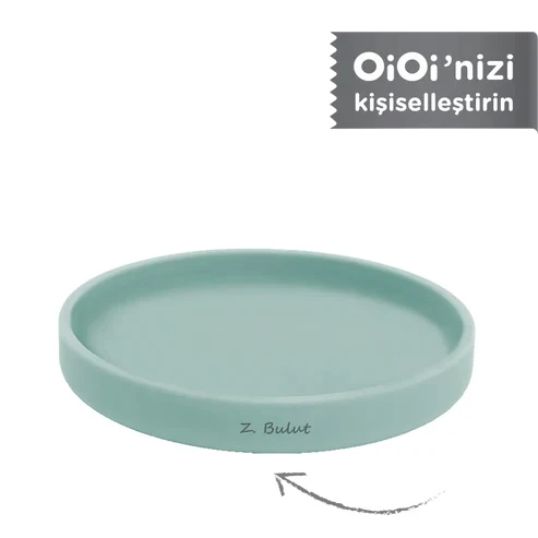OiOi Basics Mama Tabağı River Green - Resim 2