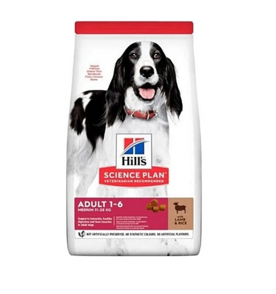 Hill's Medium Lamb Kuzu Etli Orta Irk Yetişkin Köpek Maması 3 KG Açık Mama ürün görseli 1