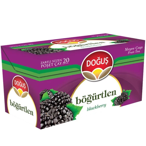 Böğürtlen Meyve Çayı Süzen Poşet 20X2 Gram ürün görseli 1