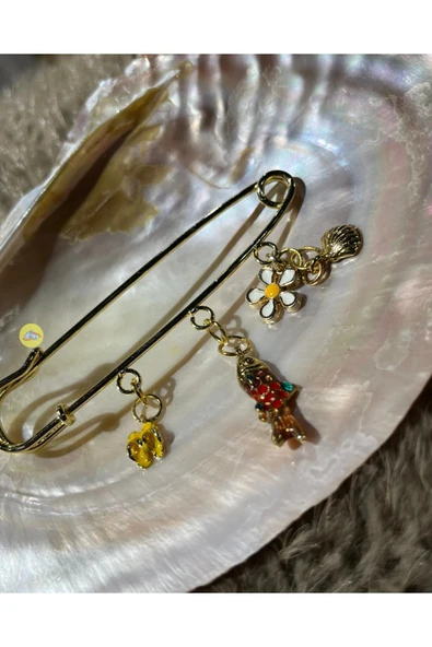 JOYSTER J'oyster Özel Tasarım Aperol Sprtiz Summer Collection Charm/Broş ürün görseli 1