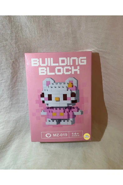 JOYSTER Hello Kitty Pink Figürlü 14+ Yaş Mikro Bricks Retro Hobi Ve Dekorasyon Seti ürün görseli 1