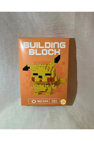 JOYSTER Pikachu Figürlü 14+ Yaş Mikro Bricks Retro Hobi Ve Dekorasyon Seti ürün görseli 1