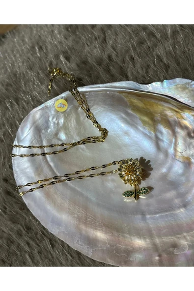 JOYSTER J'oyster Özel Tasarım Ayçiçeği Stres Kolyesi ürün görseli 1