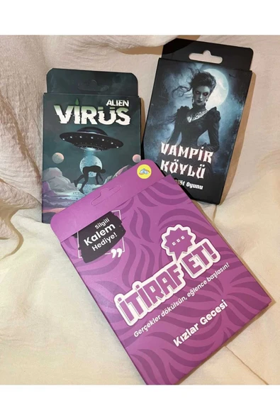 JOYSTER Party and Glory Serisi: 3’lü Eğlence ve İtiraf Seti ürün görseli 1