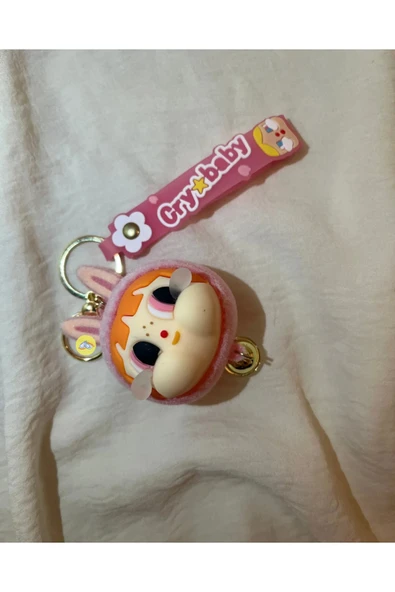 JOYSTER Crybaby Işıklı LED Peluş Tavşan Kostümlü Figür Anahtarlık ürün görseli 1