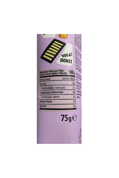 long chips Sour Cream & Onion - Resim 3