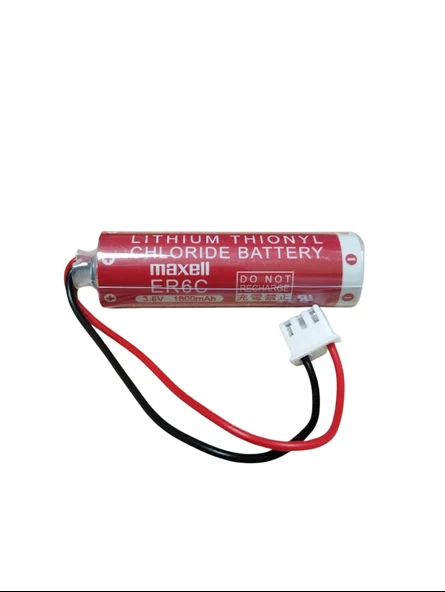 Maxell ER6C 3.6V AA Size 3 PIN Pil Soketli ürün görseli 1