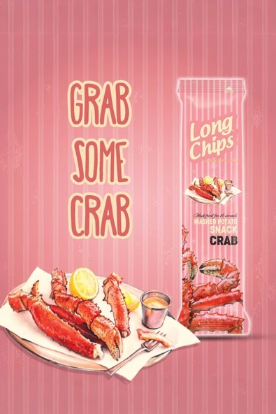 long chips Yengeç Aromalı Uzun Patates Cipsi 75 Gr – Deniz Ürünlü Çıtır Uzun Patates Cipsi ürün görseli 1