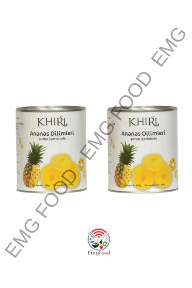 Khiri Konserve Ananas Dilimleri ( Sliced Pineapple) - 850g X 2 Adet ürün görseli 1