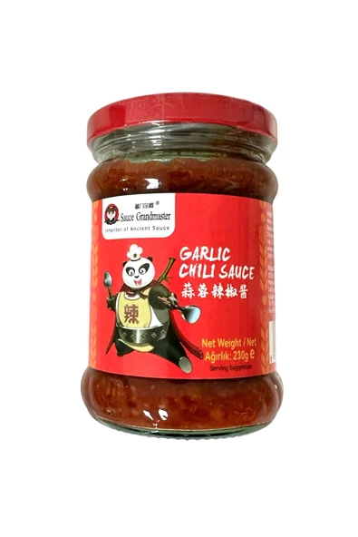 United Foods Sauce Grandmaster Garlic Chili Sauce / Sarımsaklı Acı Biber Sos 230g ürün görseli 1