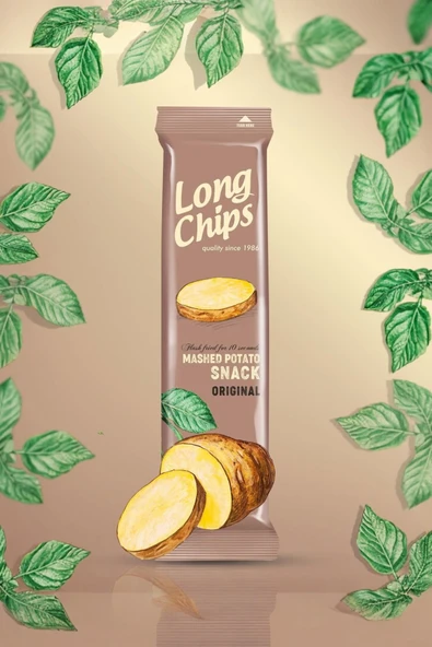long chips Uzun Patates Cipsi 75 Gr – Klasik Lezzet ürün görseli 1