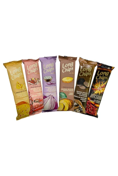 long chips Yengeçli Cips 75 gr - Resim 4