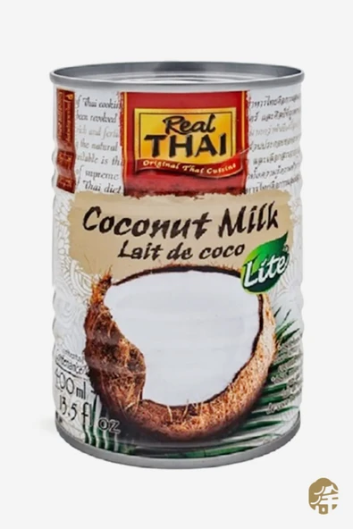 Real Thai Yağı Azaltılmış Hindistan Cevizi Sütü Lite ( Coconut Milk Lite ) - 400ml ürün görseli 1