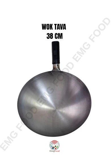 Stainless steelss WOK TAVA ÇELİK 38CM ürün görseli 1